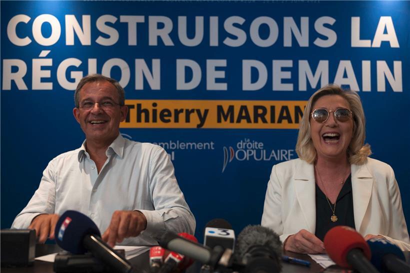 Avec un passage à Toulon Marine Le Pen y a apporté son soutien à Thierry Mariani
