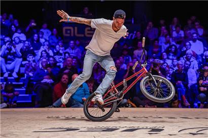 BMX-Freestyle-Flatland-Europameister Matthias Dandois
