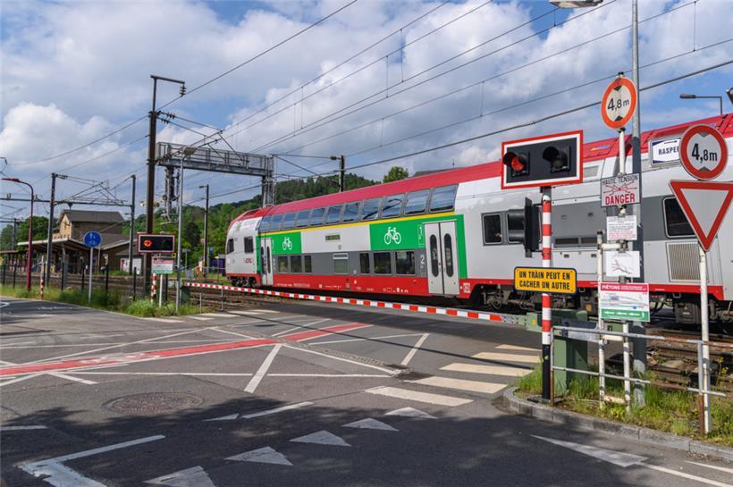 Bahnschranke in Dommeldingen
