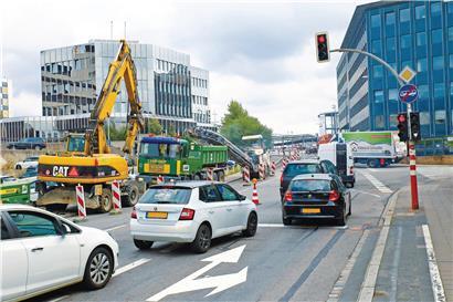 Bald soll der Verkehr dort wieder besser rollen
