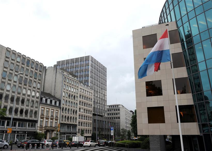 Banken im Luxemburger Zentrum
