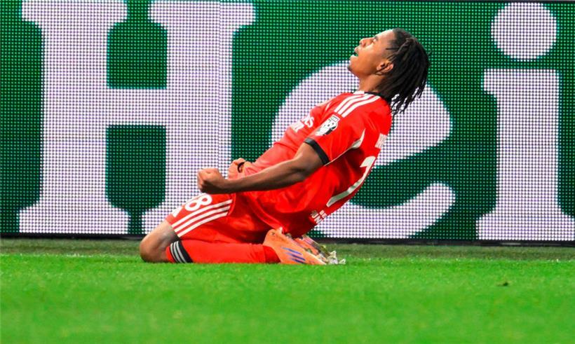 Barreiro feierte sein erstes Tor in der Champions League
