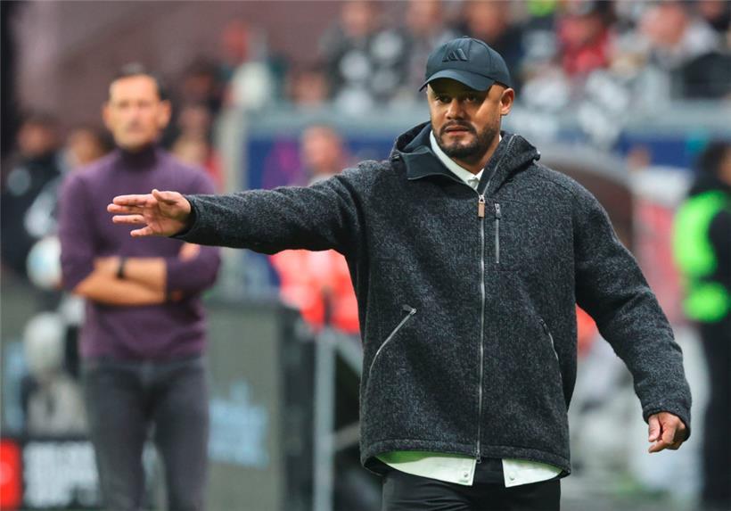 Bayern Münchens Coach Vincent Kompany hat seinen Vertrag bis Sommer 2029 verlängert
