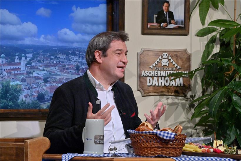 Bayerns Ministerpräsident Markus Söder und der Versuch, einer politischen Tradition nachzukommen
