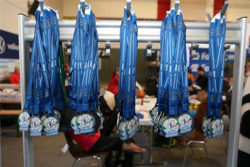 Begehrtes Objekt am Sonntag in Heiderscheid: Die Finisher-Medaille