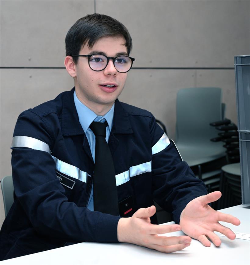 Begeistert: der 19-jährige Xavier Klein
