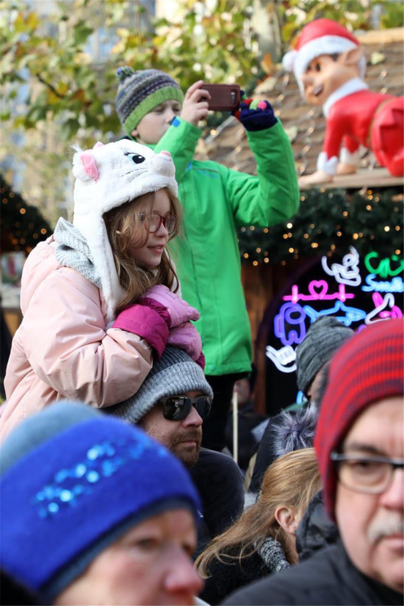 Begeisterte Zuschauer
