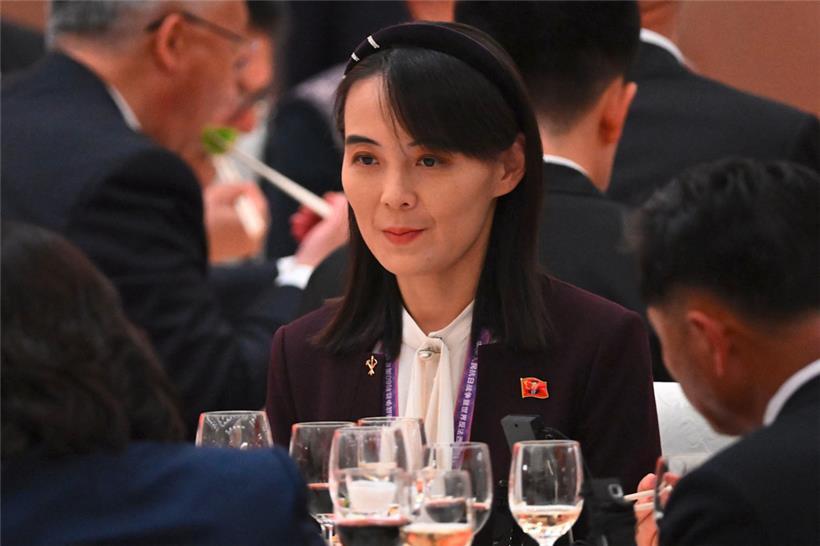 Begleitet wurde der nordkoreanische Machthaber von seiner Tochter Kim Ju Ae, die...