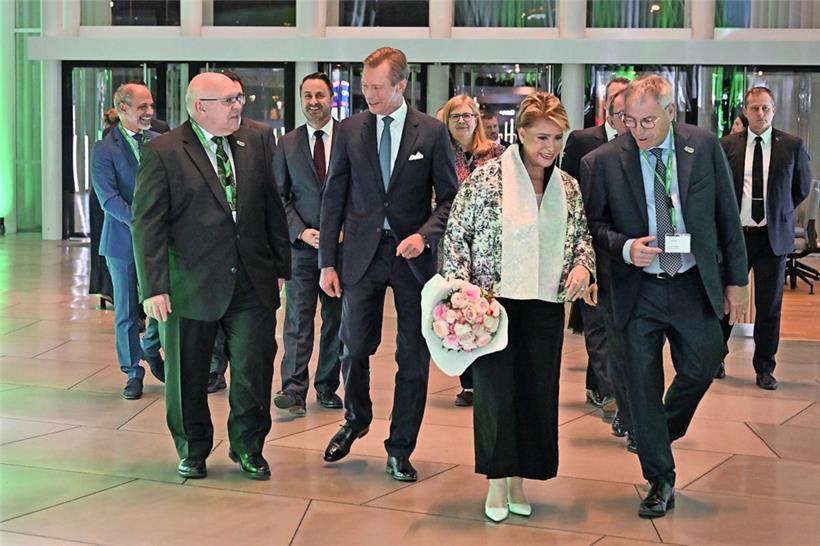 Begrüßung des großherzoglichen Paares 
