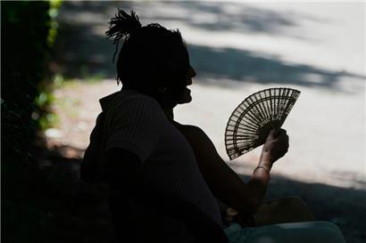 Bei 46 Grad bevorzugen die meisten Menschen den Schatten
