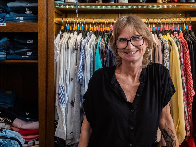 Bei Dora Michiels wird Kleidung nicht gekauft, sondern gegen Punkte getauscht