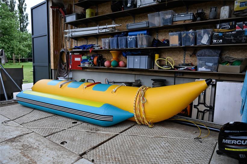 Bei Gruppen besonders beliebt: eine Fahrt auf der „Banane“