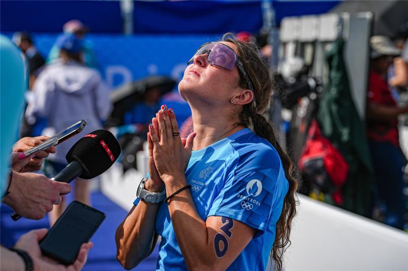 Bei Jeanne Lehair flossen die Tränen – und sie rang in der Mixed Zone nach Worte...