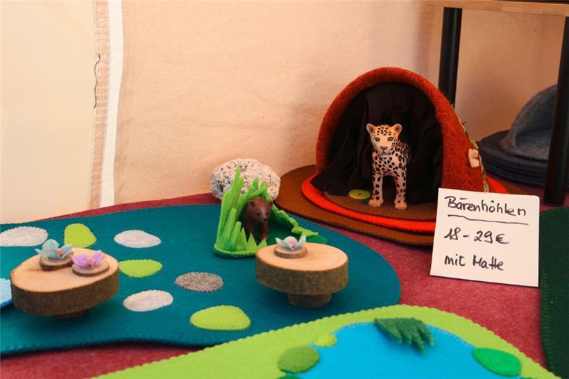 Bei „StephiMini“ aus Saarbrücken gab es haptische Spielobjekte