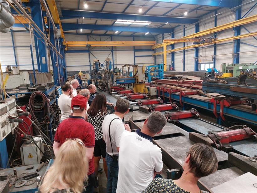 Bei TR’AX letztes Jahr in Foetz: Das Unternehmen ist auf der Entwicklung und Herstellung von Anhängern und Sattelanhängern für den Straßenverkehrssektor spezialisiert
