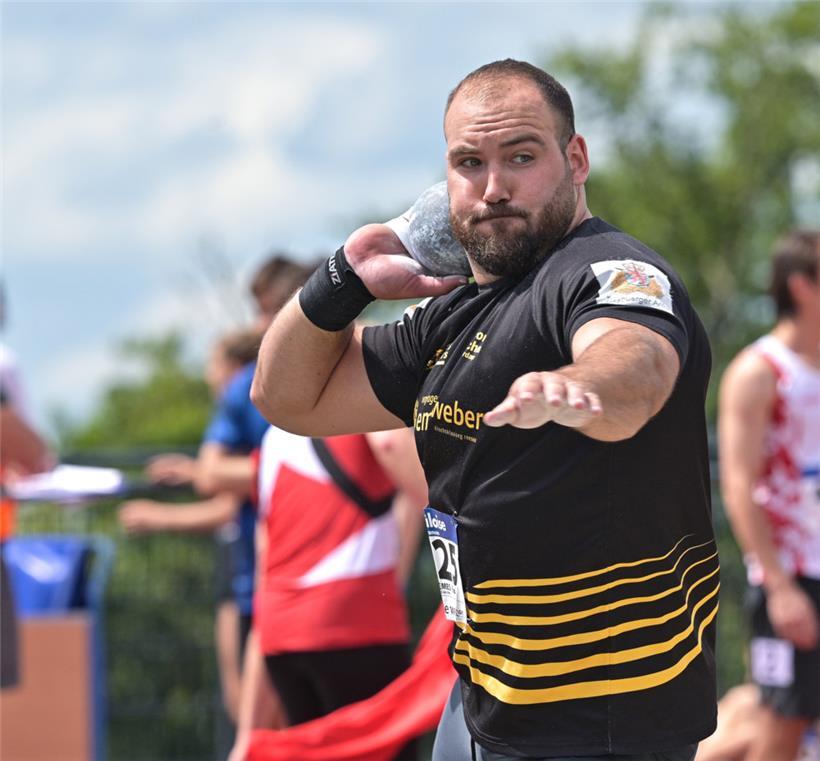 Bei den Meisterschaften in Schifflingen näherte sich Bob Bertemes wieder der 21-Meter-Marke
