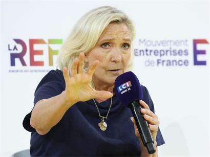 Bei den Rechtspopulisten von Marine Le Pen zeichnen sich interne Spannungen ab
