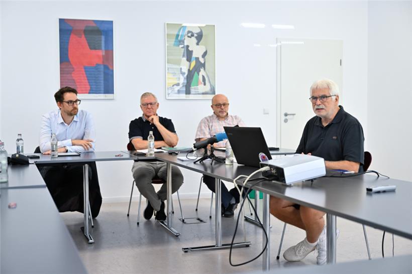 Bei der FLTT – im Bild v.l.n.r. Charles Muller (Vizepräsident), André Hartmann (Präsident), Camille Gonderinger (Vizepräsident) und Heinz Thews (Sportdirektor) – wollte man die Kritik von Sarah De Nutte nicht so einfach auf sich sitzen lassen
