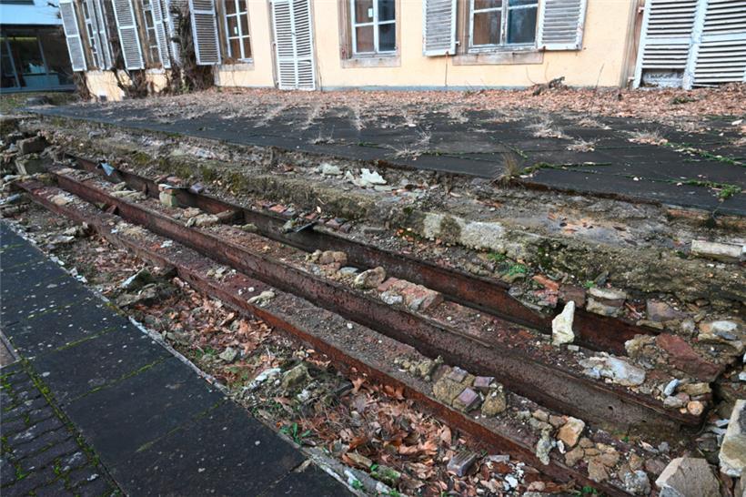 Bei der Vergrößerung der Villa durch das Ehepaar Mayrisch wurden Stahlträger zum...