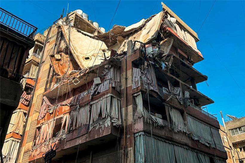 Bei einem israelischen Angriff auf das Gebiet Ghobeiri in Beirut wurden nach libanesischen Angaben sechs Menschen getötet
