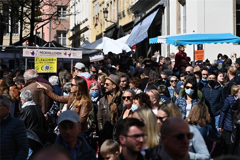 Bei schönstem Osterwetter waren die Straßen der Altstadt gut gefüllt
