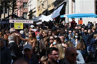 Bei schönstem Osterwetter waren die Straßen der Altstadt gut gefüllt
