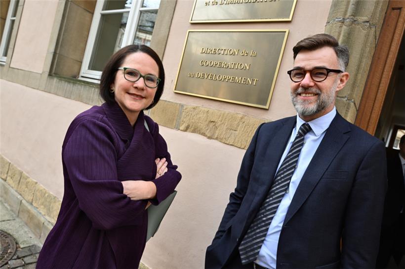 Beide Minister unterstreichen die Wichtigkeit der Investitionen in eine nachhaltige Zukunft
