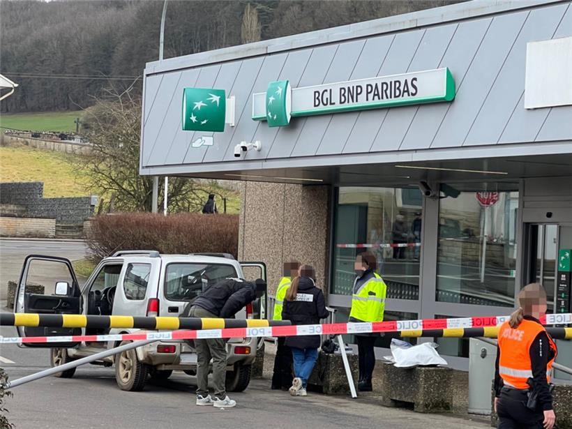 Beim Cactus in Kayl/Tetingen gab es eine versuchte Sprengung eines Geldautomaten
