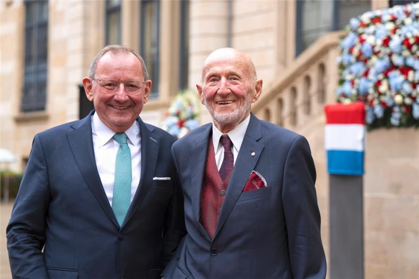 Beim Festakt zum Inkrafttreten der reformierten Verfassung Luxemburgs am 1. Juli...