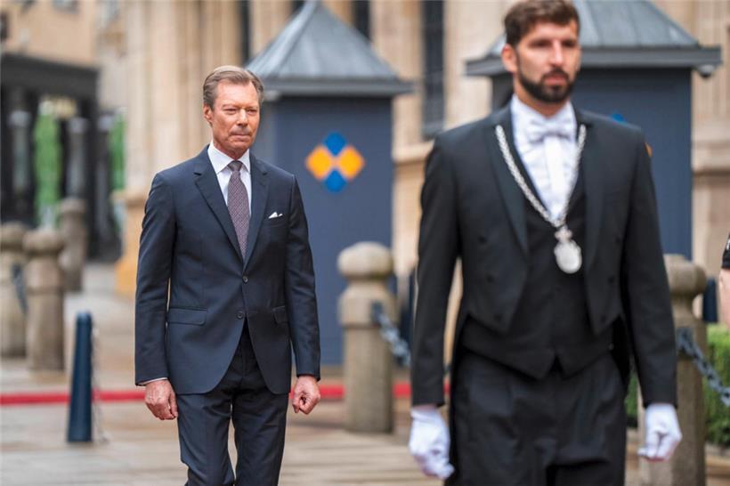 Beim Festakt zum Inkrafttreten der reformierten Verfassung Luxemburgs am 1. Juli...