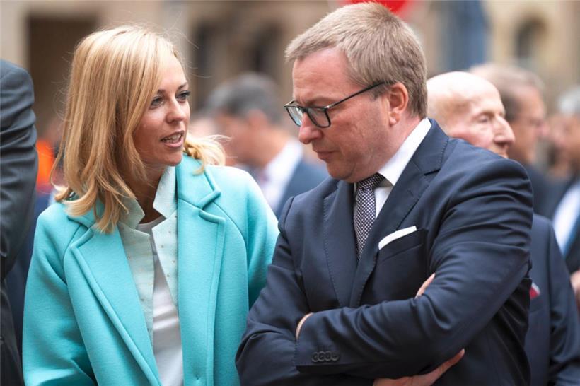 Beim Festakt zum Inkrafttreten der reformierten Verfassung Luxemburgs am 1. Juli...