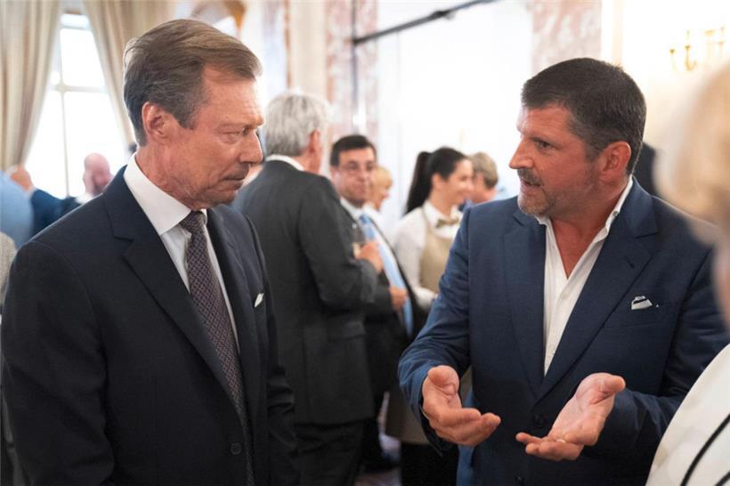 Beim Festakt zum Inkrafttreten der reformierten Verfassung Luxemburgs am 1. Juli...