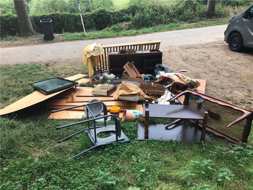 Beim „Hunnebour“ wurde illegal Müll entsorgt
