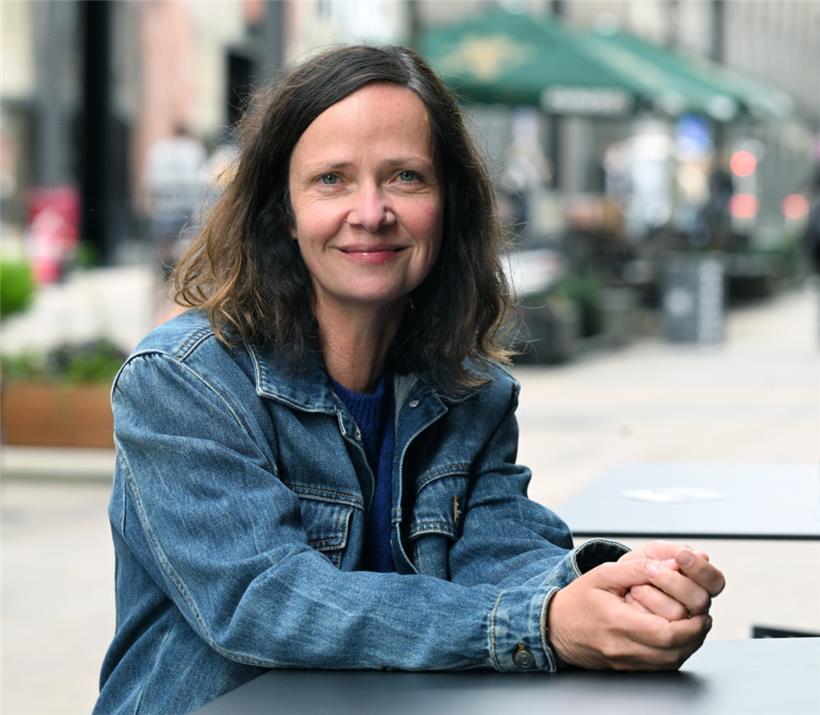 Beim Interview für das Tageblatt: die Regisseurin Myriam Muller
