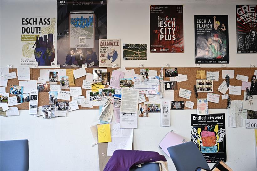 Beim Kunstkollektiv Richtung22 im Bâtiment4
