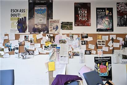 Beim Kunstkollektiv Richtung22 im Bâtiment4
