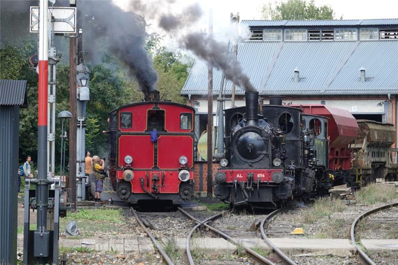 Beim Tag der offenen Tür im Train 1900 im Fond-de-Gras in Differdingen kamen Eisenbahnfans auf ihre Kosten
