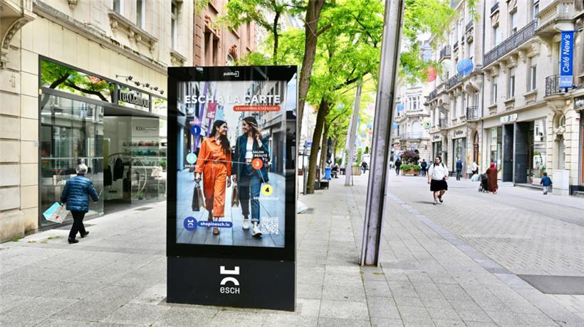 Beim Vorbeigehen schwer zu erkennen: Die Werbeplakate der Stadt Esch wurden mit KI produziert
