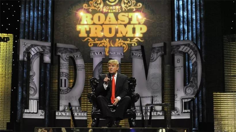 Beim eigenen Roast auf Comedy Central bewies Ex-US-Präsident Donald Trump 2011 viel Humor
