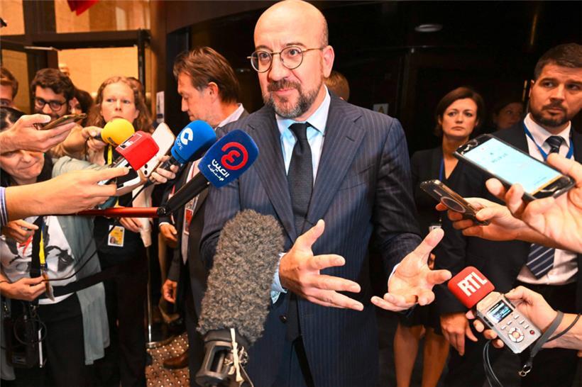 Beim letzten Gipfeltreffen kam EU-Ratspräsident Charles Michel noch mit leeren Händen aus der Sitzung, in diesen Tagen nun wollen sich die 27 auf die Topjobs in Brüssel einigen
