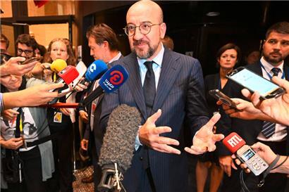Beim letzten Gipfeltreffen kam EU-Ratspräsident Charles Michel noch mit leeren Händen aus der Sitzung, in diesen Tagen nun wollen sich die 27 auf die Topjobs in Brüssel einigen

