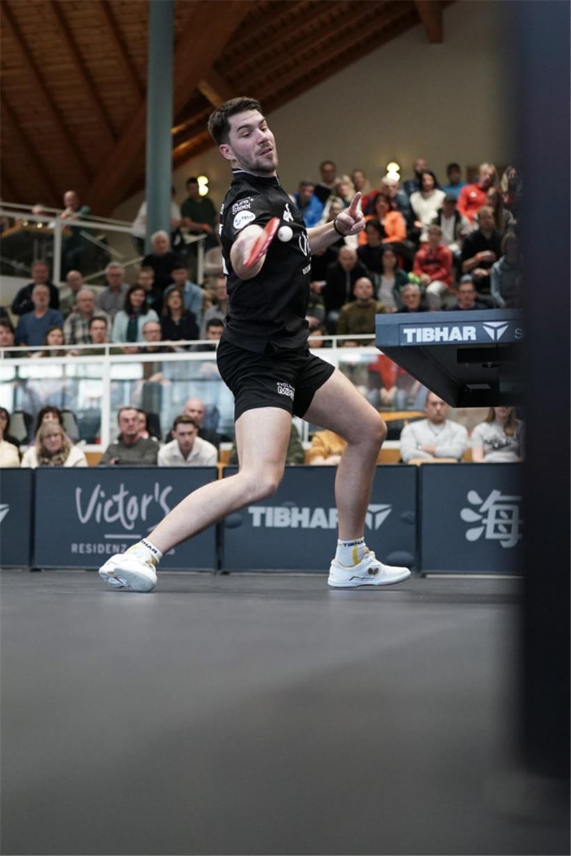 Beinarbeit: Patrick Franziska (1. FC Saarbrücken Tischtennis)