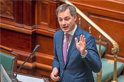Belgiens Premier De Croo bei einer Parlamentssitzung: Sein Vater Herman De Croo erhielt einen monatlichen Rentenzuschuss von 6.000 Euro
