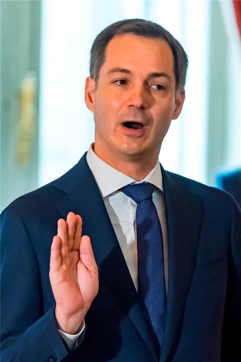 Belgiens neuer Regierungschef Alexander De Croo wird viel damit zu tun haben, die Koalition zusammenzuhalten
