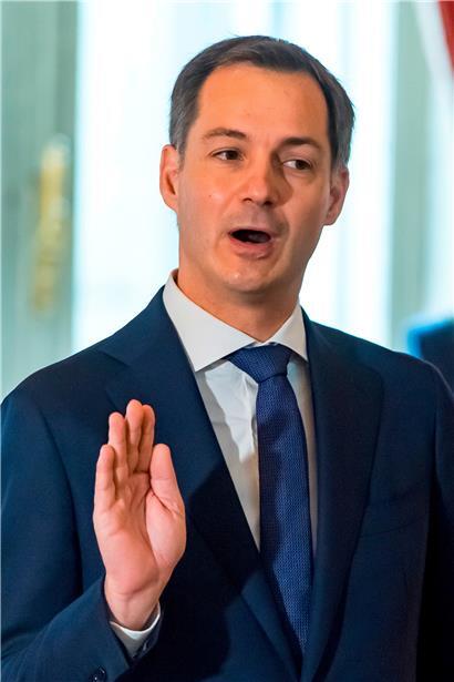 Belgiens neuer Regierungschef Alexander De Croo wird viel damit zu tun haben, die Koalition zusammenzuhalten
