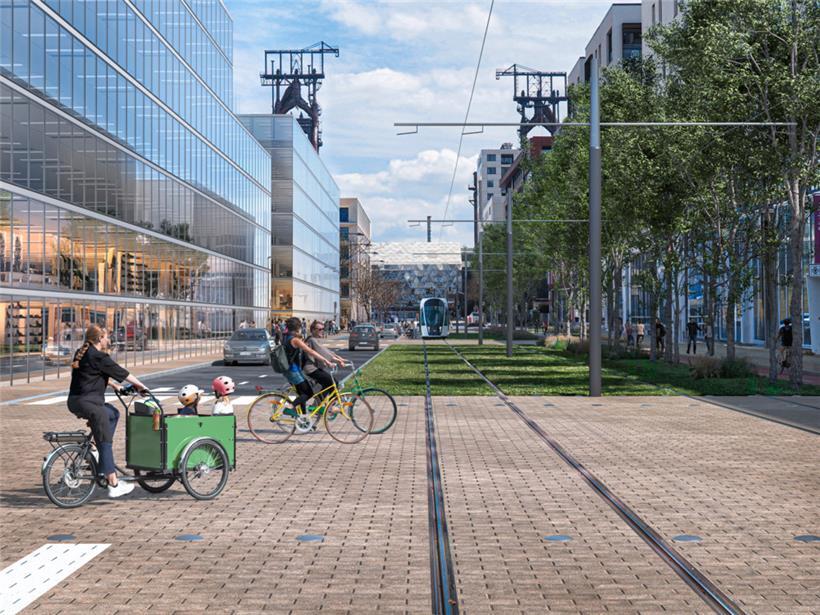 Belval soll grüner werden und mehr Platz für sanfte Mobilität bieten
