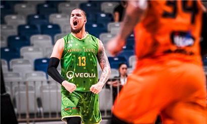 Ben Kovac konnte im Halbfinale gegen den finnischen Klub Karhu Kauhajoki 17 Punkte erzielen
