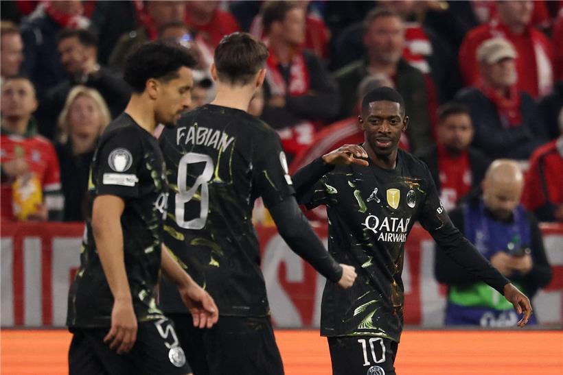 Ousmane Dembélé erzielt in der dritten Spielminute das frühe entscheidende Tor im Fußballspiel