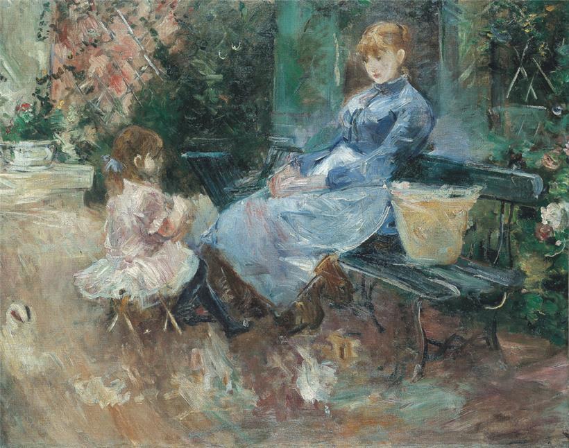Berthe Morisot, „La Fable“, 1883, huile sur toile, collection particulière
