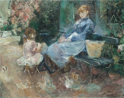 Berthe Morisot, „La Fable“, 1883, huile sur toile, collection particulière
